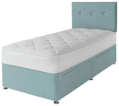 Airspring - Dalham 800 Pocket Memory 2 Drawer Blue - Divan - Single